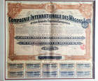 The Orient Express - Rare Prefered Share Stock Certificate 1925