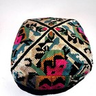 Vintage Muslim Islamic Hand Embroidered Tubeteika Men Skullcap