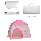 Girls Pink Princess Castle Play Tent Large Playhouse W led Star Lights Indoor   