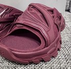 Balenciaga Track Slide Sandals Burgundy Red Size Eu 37 Us 7 618084 New Box