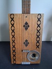 Vintage Cigar Box Guitar  Labeled The Six Cent Guitar 