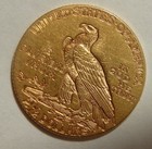 1915  2 5 Dollar Gold Indian Head Liberty Quarter Eagle
