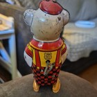 Vintage J Chein Usa Walking Pig Tin Wind-up Toy Works But Not Consistently 