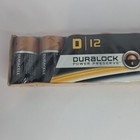 Duracell   Qty 12  Coppertop Alkaline D Battery Batteries