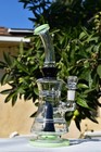 11  Bent Glass Water Pipe Bong Tobacco Hookah Bubbler W  Perc Free Shipping