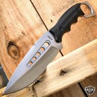 8 5  Black Fixed Blade Tactical Hunting Knife Abs Belt Loop Holster Sheath New