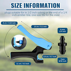 1 Pcs Drip Irrigation Tubing Hole Punch Tool For Easier 1 4 Inch Fitting Emitter