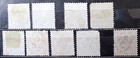 Germany  German Lands  W  rttemberg  1910-e  Set Of 9 Stamps  Lot In Germany