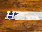Houston Astros 2025 Opening Day Locker Name Plate Team Issued 22  X 4  Logo