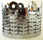 Bath   Body Works Enamel Butterfly Silver Metal Hand Soap lotion Holder  New