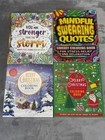 Lot Of  16  Adult Coloring Books Holiday Florals Happy Daze Super Cute Designs