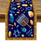 Hanukkah Table Runner Menorah Chanukah Star Of David Hebrew Jewish Festival 