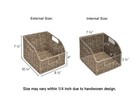 Wicker Baskets For Organizing  Pantry Organizers And Storage  Seagrass Storag   