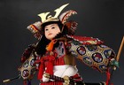 Vintage Japanese Samurai Doll -the Little General- Spear