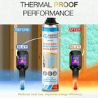 Adhesive Guru Heat Insulation Spray Foam  12x32 8 Oz   240 Board Ft   Spray Foam