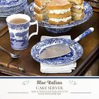 Spode Blue Italian Cake Server Knife With Porcelain Handle  10  - Blue White