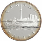 1984 Canada Silver Double Dollar Pf Set Toronto -  375 Oz  Silver
