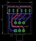 Diy Pcb - Connection Board For Alps Rk27 Pot