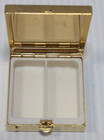 Vintage Cloisonn   Butterfly Trinket Box Enamel Pill Box Ring Keeper 1 5   404