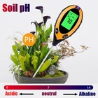 4 In 1 Lcd Digital Soil Tester Ph Water Moisture Temperature Sunlight Plant Test