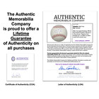 Punch Imlach Hockey Hall Of Fame Autographed Signed Index Card Amco Coa 29022