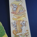 Vintage 70s Bookmark Lot Hallmark Mice   Books Yarn Tassel Dragon Words Look Up