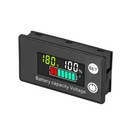 Battery Monitor Meter Lcd Display 8-100v For Car Rv Solar Power Capacity Tester