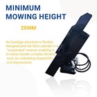 Skid Steer Flail Mower 49in   100kg  0 8  Min Cutting Height
