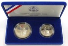 1986-s  1 Statue Of Liberty Silver Commemorative 2-coin Proof Set - Great Set