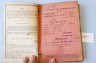 1903 France Army Soldier Livret Service Record Booklet Battle War