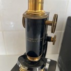 Antique 1915 Bausch   Lomb Cast Iron   Brass Scientific Laboratory Microscope