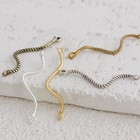 One Piece Premium Plated Brass Link - 30 5x8 1x2mm  4922c-7 