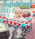 Baby Shopping Cart Seat Cover Padded High Chair Cushion 6 Patterns