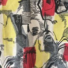 Vintage 1950s 1960s Mid Century Abstract Fabric