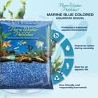 Pure Water Pebbles Aquarium Gravel  2-pound  Marine Blue