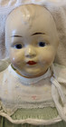 Antique Royal 25 Inch Composite Girl Baby Doll With Clothes