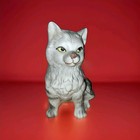 Vintage  Lot Of 2 Ucagco Ceramic Cats Figurines 