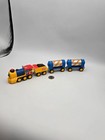 Train Engine Spinning Barrel Cars Lot X4 - Thomas Friends Wooden Railway  Brio