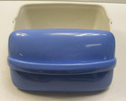 Vintage Usa Hall Blue Refrigerator Dish With Lid Made For Westing House  5074