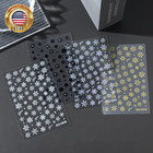 4 Sheets Christmas Nail Stickers For Nail Art  3d Self Adhesive Nail Art Sticker