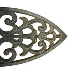 Vtg Cast Iron Made In Japan Footed Trivet 9 5  X 5 