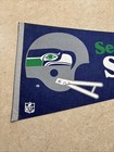 Vintage - Seattle Seahawks - Nfl Football Full Size 30  Felt Pennant - Rare