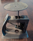 Vintage Metal Postal Letter Scale Antuque Desk Mail Scale Rate Chart