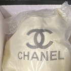 Chanel White Small Quilted Top Handle Bag Gold Hw Cc Turn Lock Dust Bag