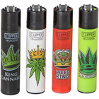 Clipper Lighters - Refillable  Classic Lighters  Crown - Display Of 48 Lighters 