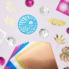 100 Sheets Metallic Paper For Arts And Crafts  Diy Projects  5 Colors  8 5x11 In