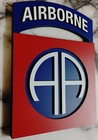 8  Us Army 82nd Airborne Division  all American  Ssi Patch Insignia Plaque