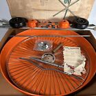 Vtg Rare Buddy L Grillmaster 24  Portable Tripod Folding Brazier Bbq 2321 Orange