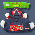 Cute Bagmax Child Kid Backpack Knapsack Denim Koala Character Hat Cover Hug Paws