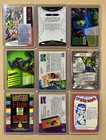 Marvel Trading Cards Lot   Hulk  Powerblast  Holofoil  Vintage    More 